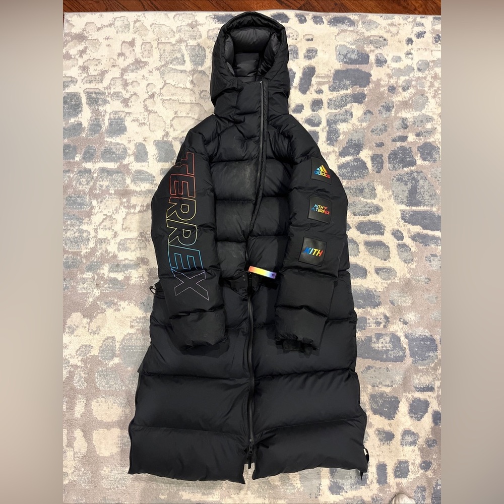Kith x Adidas Terrex Full Down Parka Black Puffer Coat